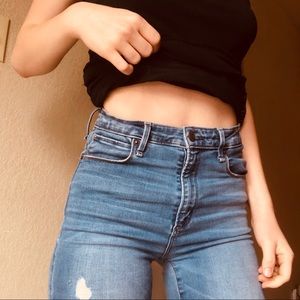 Abercrombie high waisted jeans